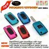 New produce colorful remote key shell with 3/2 buttons CE0536/CE0523 peugeot key cover peugeot key