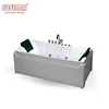 China bathtub supplier 2 Person Rectangle Acrylic Soaking Bathtub