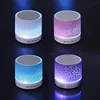 Wholesale Wireless Portable Mini Led Light Stereo USB Speaker music player A9 speakers Support TF SD Card FM radio