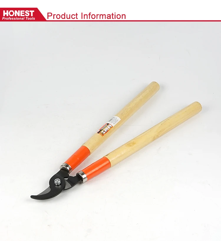 21" Agriculture high quality 45# steel hand tool wood handle shear garden secateurs scissors Pruner