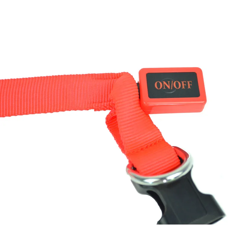 Wholesale Dog Collar Parts,Nylon Pet Training Collar,Glow In Dark Dog