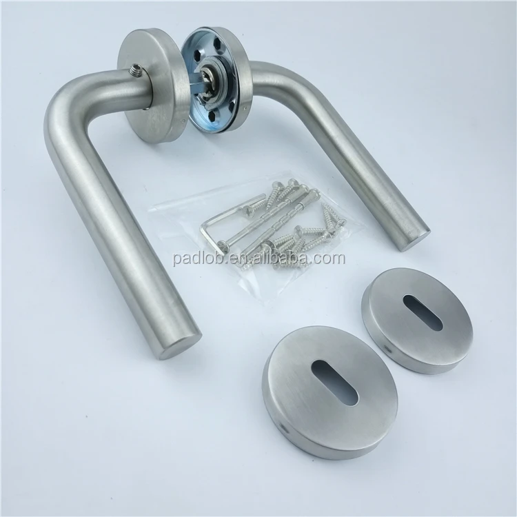 High Quality Ss Handles Key Hole And Cylinder Hole Lever Pull Outdoor