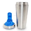 wholesale promotional metal stainless steel Joyshaking free sample protein double wall cheap shaker fitness drinking bottles