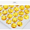 hot sale 16*16mm sew on crystal ab rhinestone;clear ab sew on rhinestone;shiny round sew on crystal for wedding dress