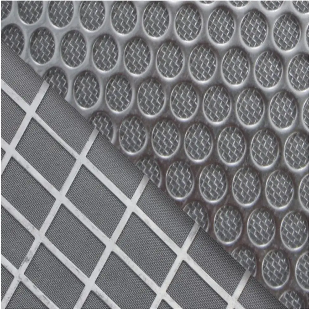 High Filtration Precision Perforated Sheet With Mesh Filters