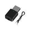 Small USB Bluetooth Transmitter Receiver 3.5mm Aux Audio Adapter for TV PC Car