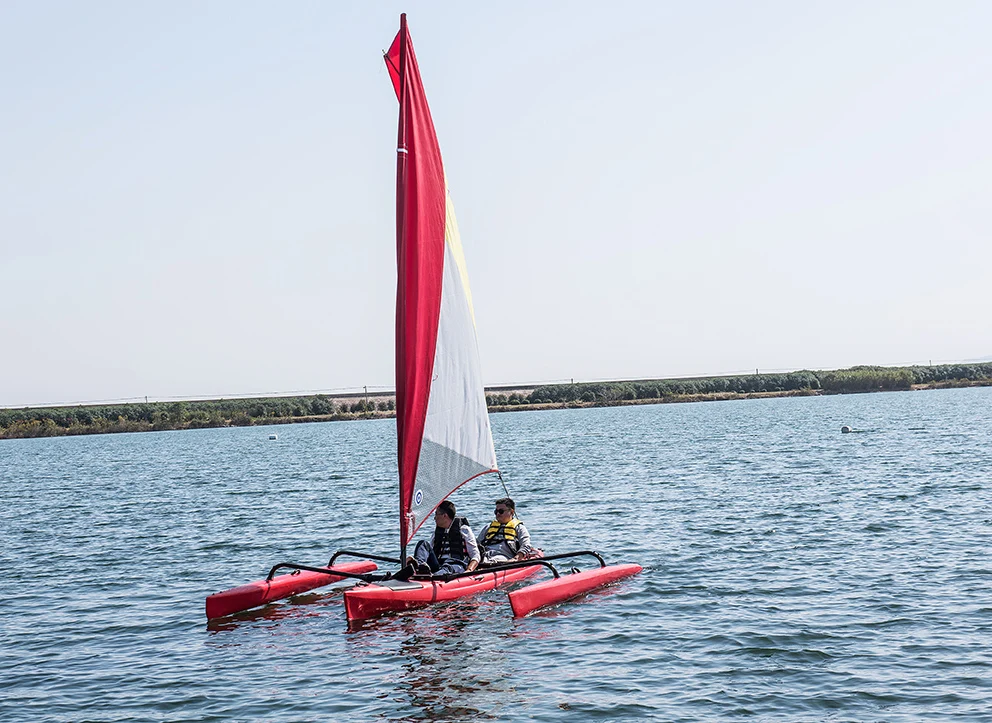 trimaran sailing kayak