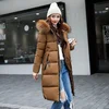 Winter Women Fashion Warm Parka Coat Fur Down Jackets Cotton Female Clothing