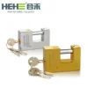Top Security Chrome Plated Rectangular Cross Key Iron Padlock