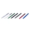 Meeting personal thin metal twist open ballpoint pen with logo printing