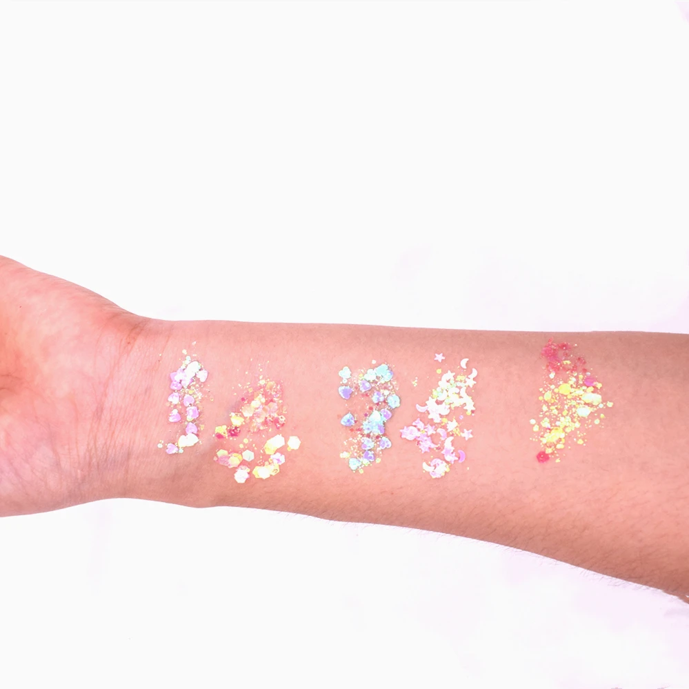 Wholesale Body Glitter Glue Cosmetic Shine Moonshine Body Glitter For