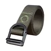 Safety braid uniform metal buckle wholesale military nylon web belt