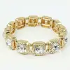 Crystal Pattern Bracelet promotion watch multi color pearl crystal bracelet/bangle
