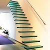 Glass frosted floor roof door window staircase clear color building facade glass personal villa UAE Dubai