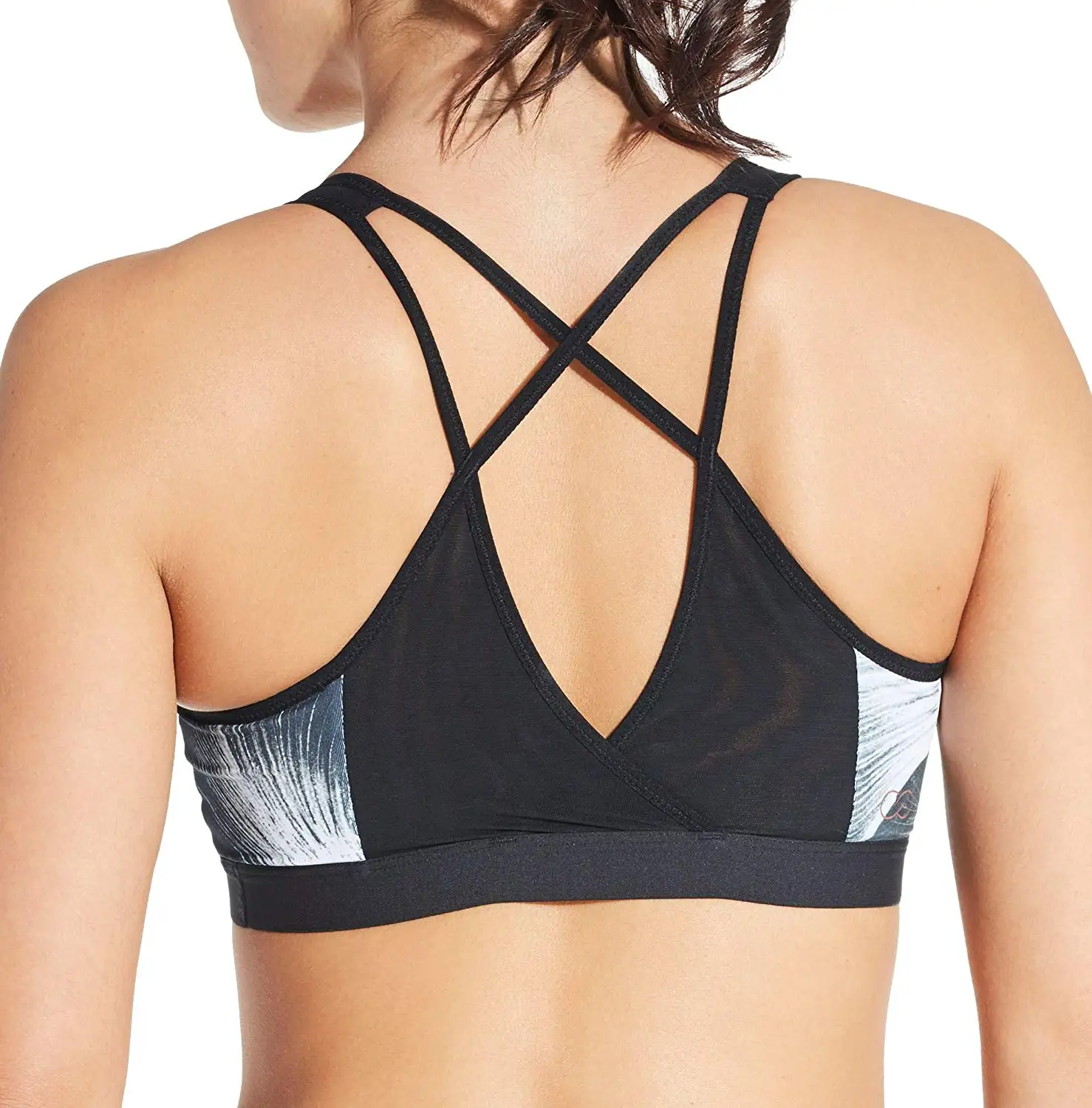 calia by carrie underwood women's strength mesh inset sports bra