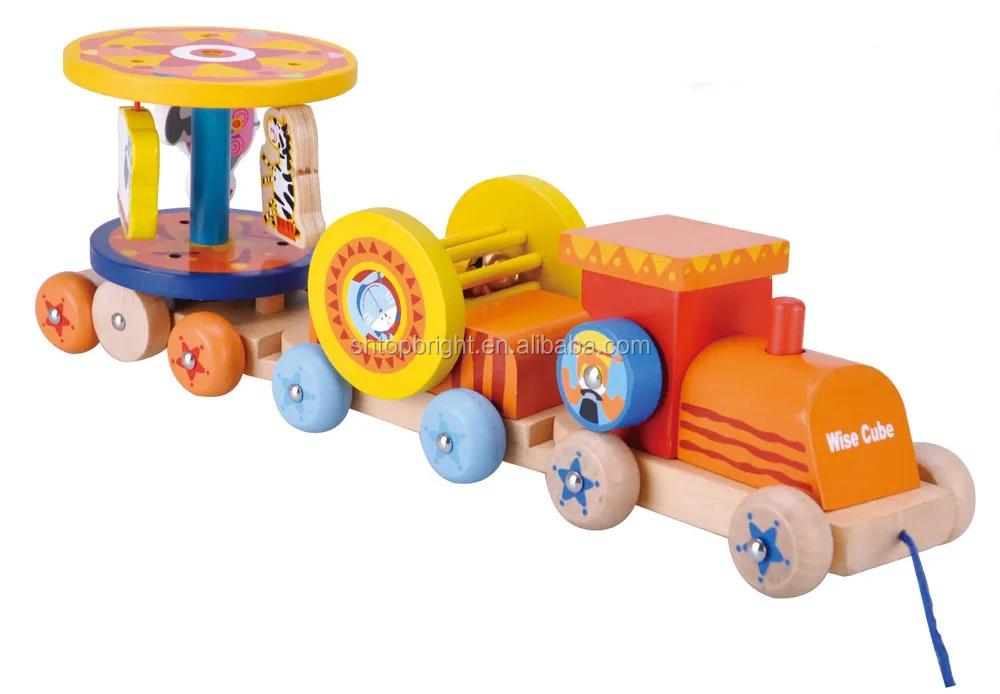 Top Bright 12 Mois Jouant Des Jouets Avec 12 Pieces Train De Marchandises Dessin Anime Jouets Preferes De Bebe En Bois Alphabet Jouet Train Buy Train De Jouets En Bois Alphabet Train