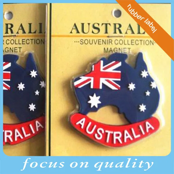 2017 Customized Micro Injection Pvc Australia City Name Souvenir