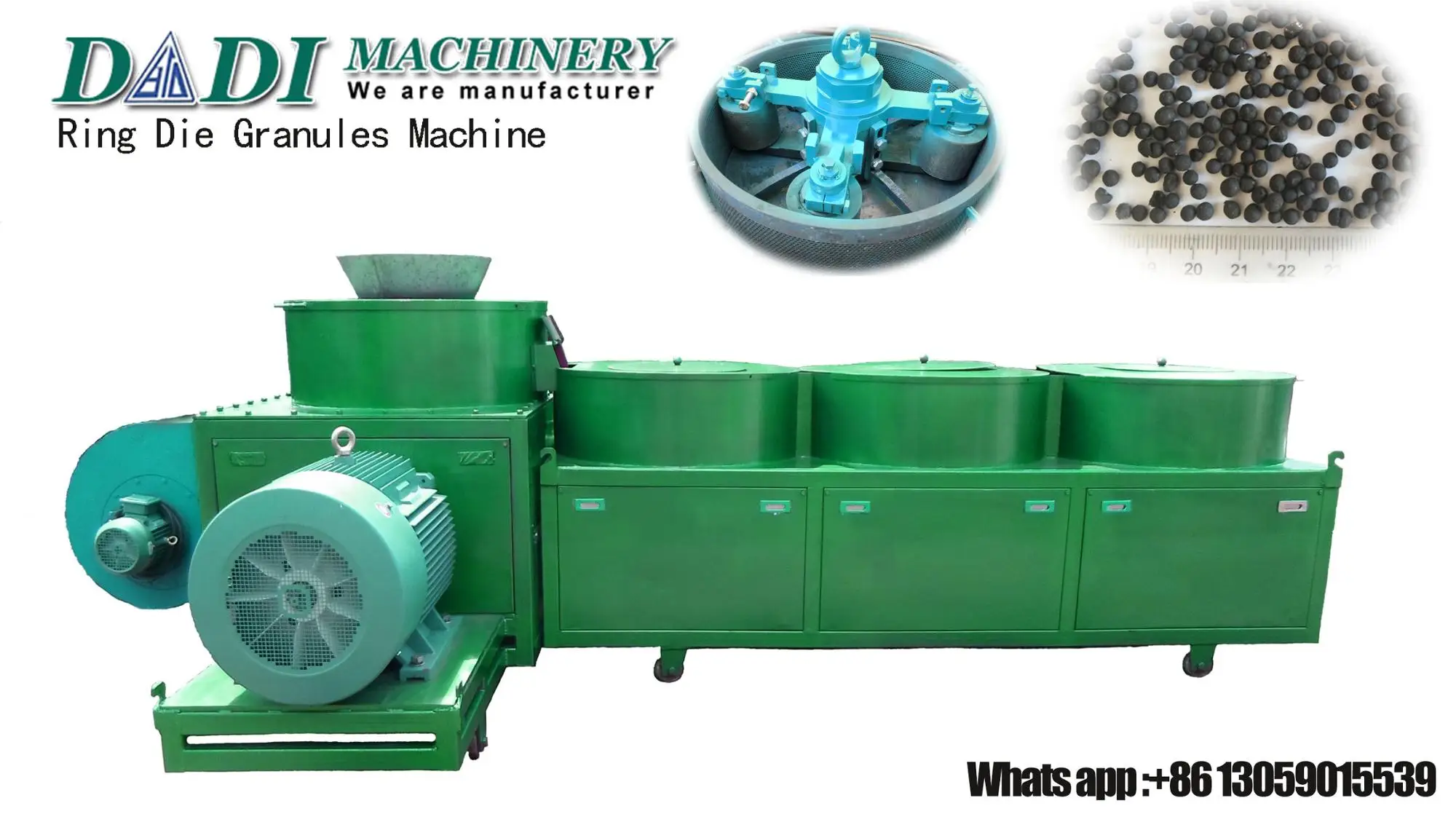 Organic Fertilizer Chicken Manure Pellets Making Machine/ Compost