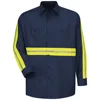 Summer Enhanced Visibility Industrial Work Wear Safety Workwear Working Shirt automotive shirts men