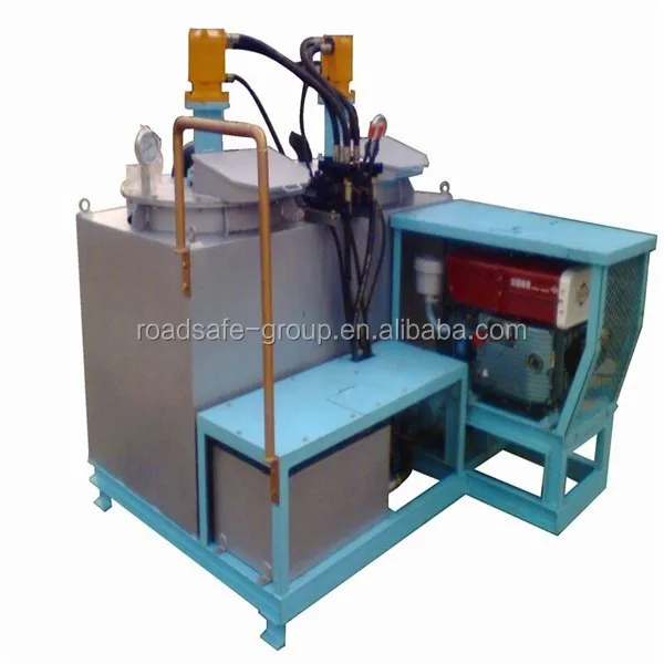 Hot Melt Traffic Road Hydraulic Double Tanks Thermoplastic Paint