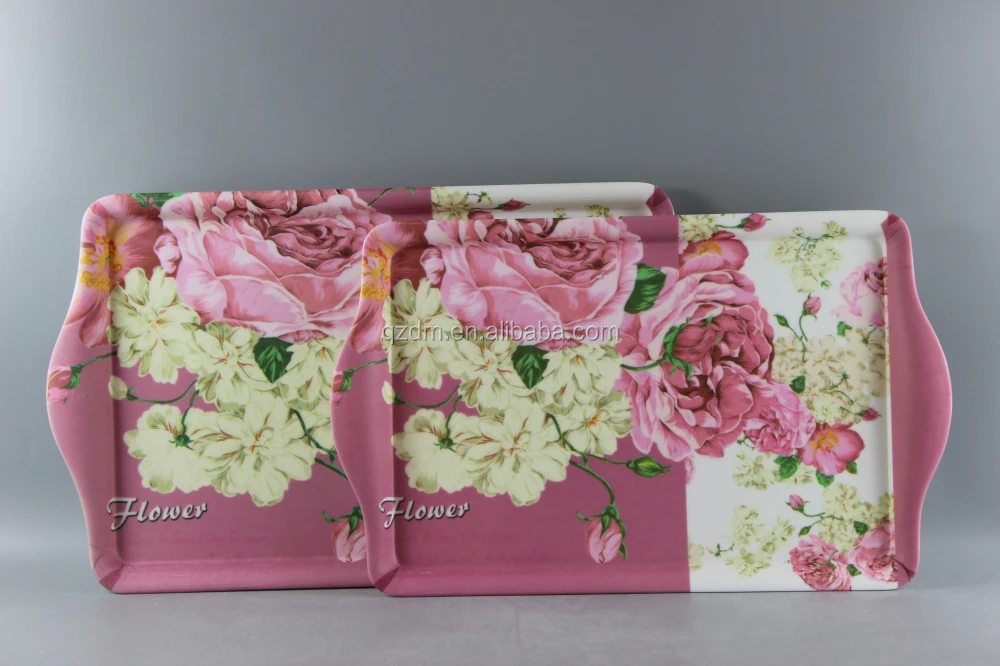 3PC Melamine Tray Sets(Dull Polish Surface)