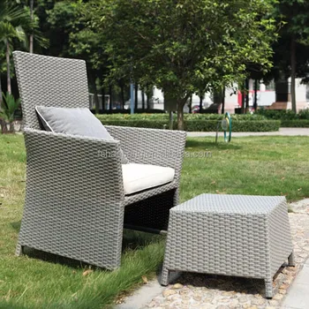Modern Patio All Weather Proof Resin Wicker Rattan Lounge Chair