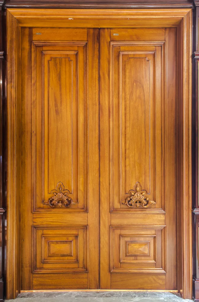 Luxury Classic Interior Expensive Solid Wood Doors For Apartment/villa