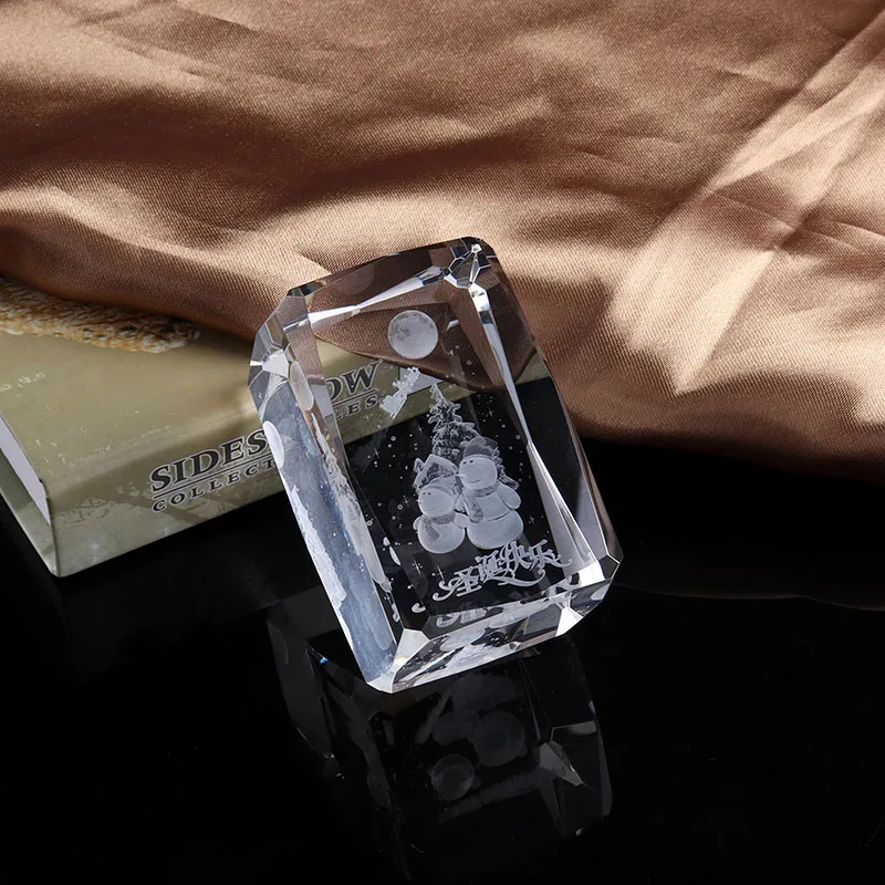 Wholesale 60*60*60 Crystal Block Blank Crystal Cube 3d Laser Custom