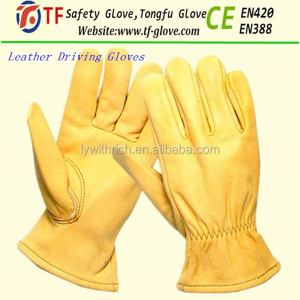full grain leather work gloves