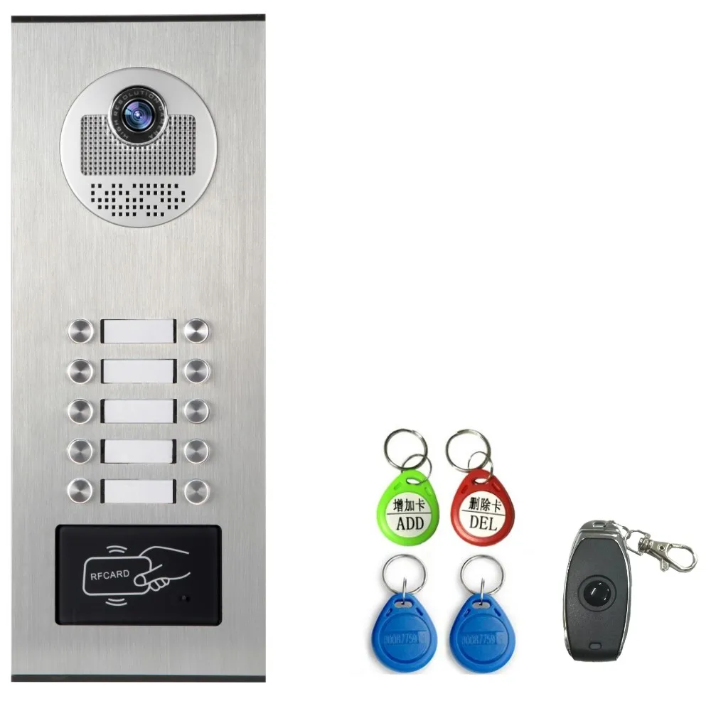 Multi Apartment Video Door Phone Video Doorbell 10 Floors Building