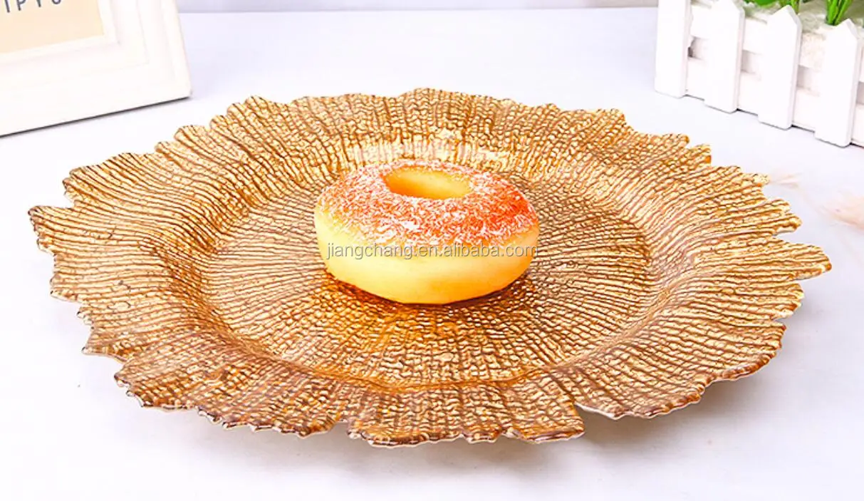 Elegant Gold Snowflake Shape Charger Plates Wholesale Buy Snowflake