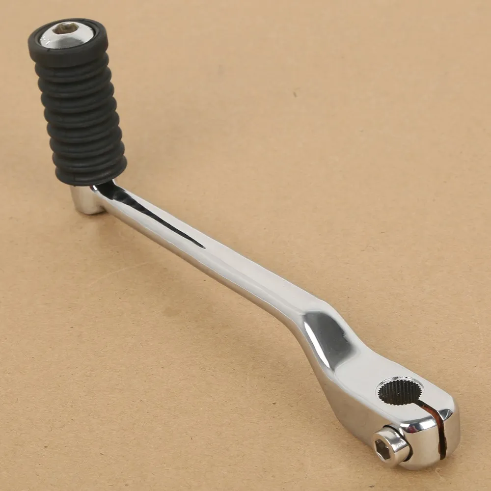 Chrome Left Rear Shift Lever With Shifter Peg For Touring Softail Trike