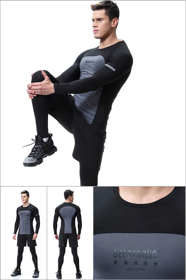 long sleeved gym set