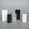 Free samples enough stock oval white clear pp 15g 50g plastic empty lip balm deodorant stick container
