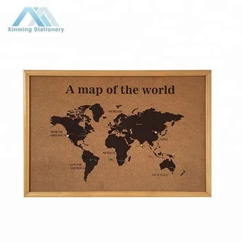 world map on cork board Cork Board World Map Cork Notice Wall Board Pins Travel Atlas world map on cork board