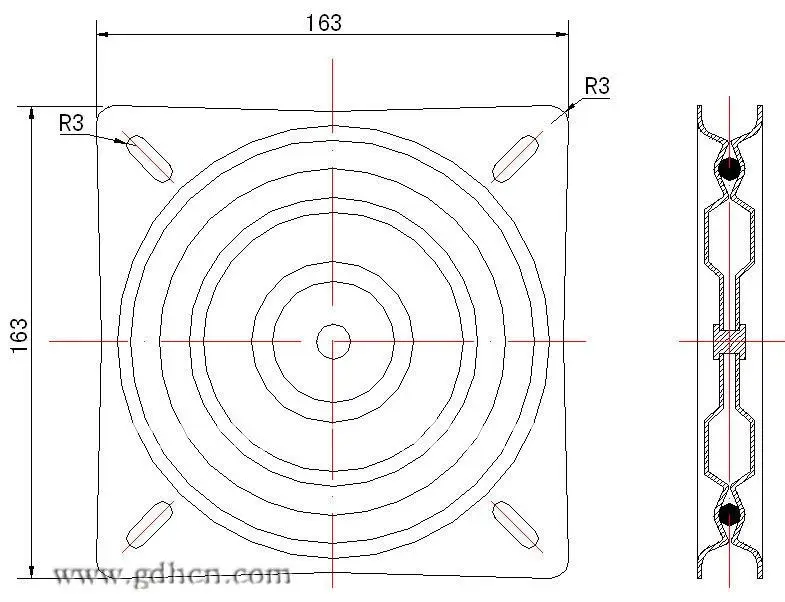 Square metal turntable ball bearing swivel plates