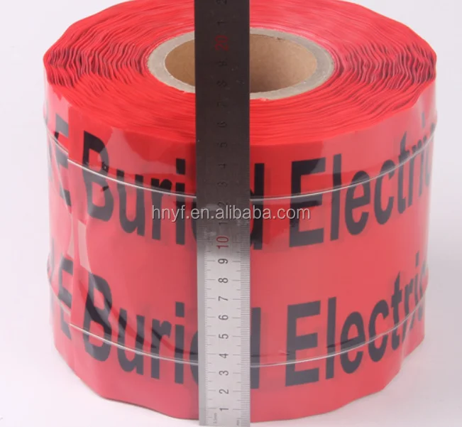 Tracer Wire Stainless Steel Detectable Underground Warning Barrier Tape