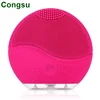 Congsu Facial Cleansing Brush Waterproof Silicon Facial Cleaner and Massager Electric Cleansing System for Deep Cleansing Skin