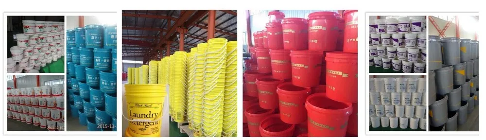 5000ml rectangular plastic bucket/plastic pail/rectangular plastic bucket with lid