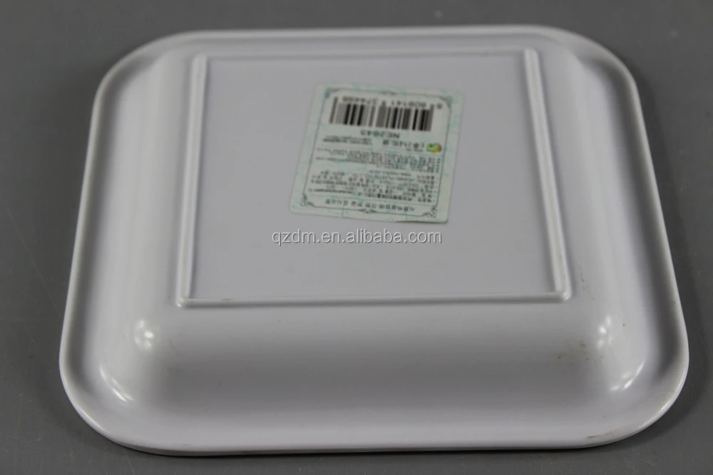 Apple Print Melamine Square Trays/Square Melamine Plates