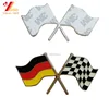 Badge type custom Germany national countries flags metal enamel lapel pin with sticker