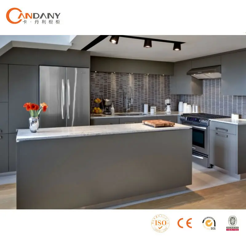 Moderno blanco de alto brillo de laca gabinete de cocina para la venta