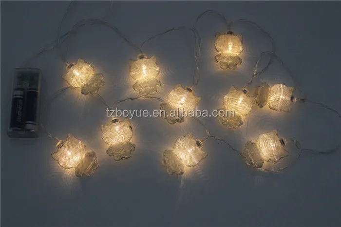 10 LED Mental Cat  string Light