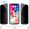 Anti-spy real 9D tempered glass screen protector film for iphone 6 7 8 plus x/xs xr xs max
