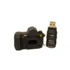Custom Gift 3D PVC Pendrive Camera Shaped USB Flash Drive Support 8GB
