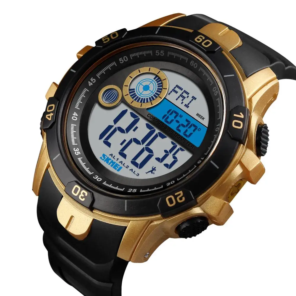 plastic digital watch