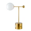 USB modern style globe bronze Nickel plating led table lamp hotel desk lamp with factory direct price