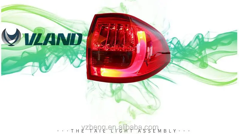Vland factory car taillights for Pajero 2011-2015 LED tail lights for Montero plug and play