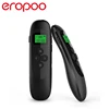 LCD display remote control for presentations and 2.4G wireless presenter with laser pointer