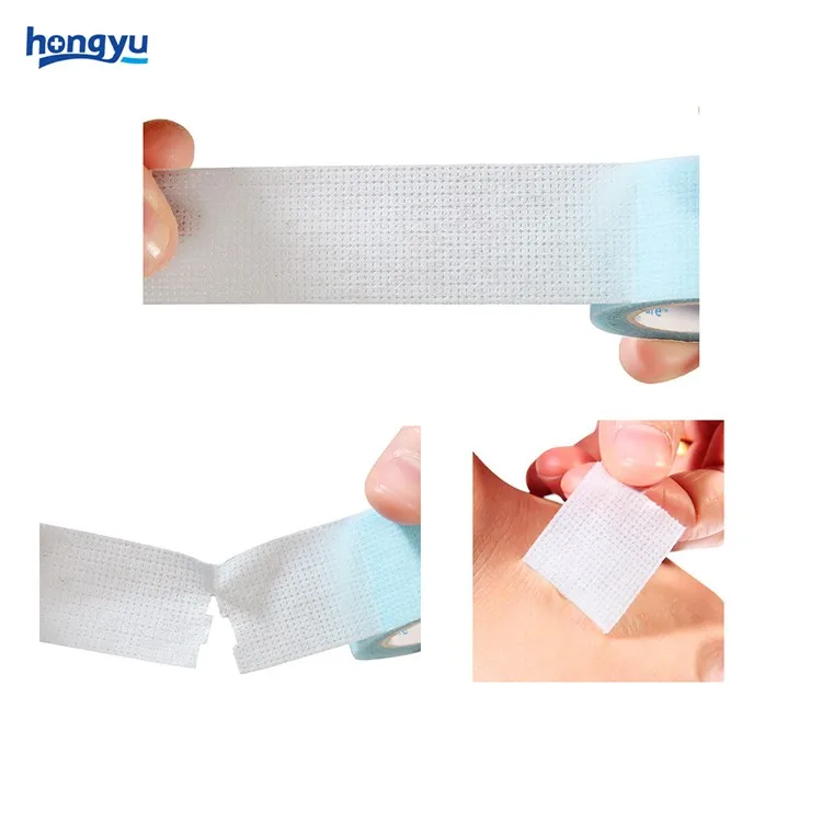 Medical Grade Low Allergy Silicone Tape For Eyelash Extension Reusable
